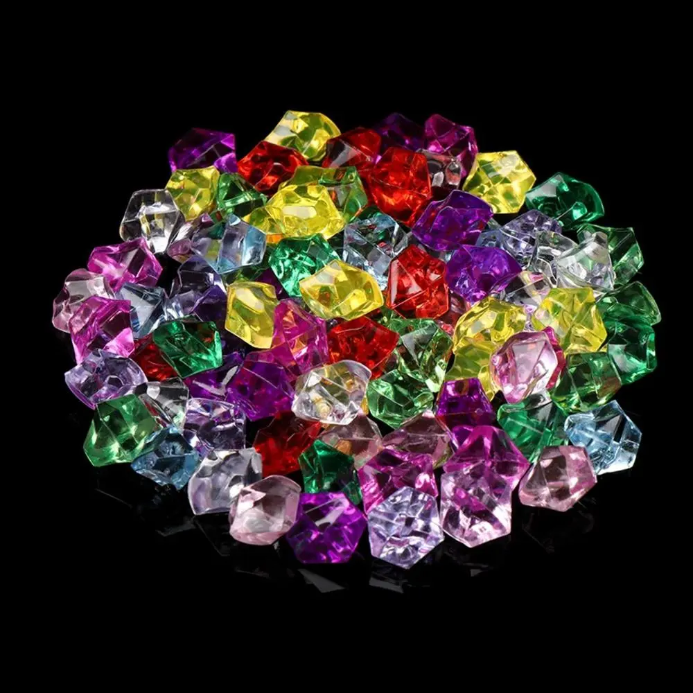 Colorful Fish Tank Decoration DIY Craft Aquarium Landscape  Ice Cubes Artificial Stones Vase Filler Cobblestones Pebbles