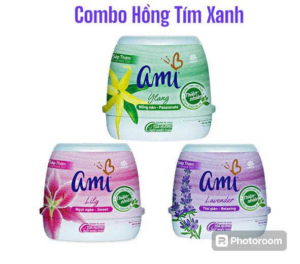 Product Introduction of Conbo 3 Sáp thơm Ami - Giải pháp cho không gian luôn Thơm mát - Khử mùi hiệu quả - Toả hương bền lâu Dầu thơm phòng x it sap thomkhumui 4
