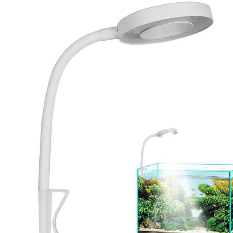 Product Introduction of Lighting LED Clip on Aquarium Light 8W USB Plug Fish Tank Lamp Waterproof Adjustable Brightness Fish Light Clamp Aquariums Decor 15