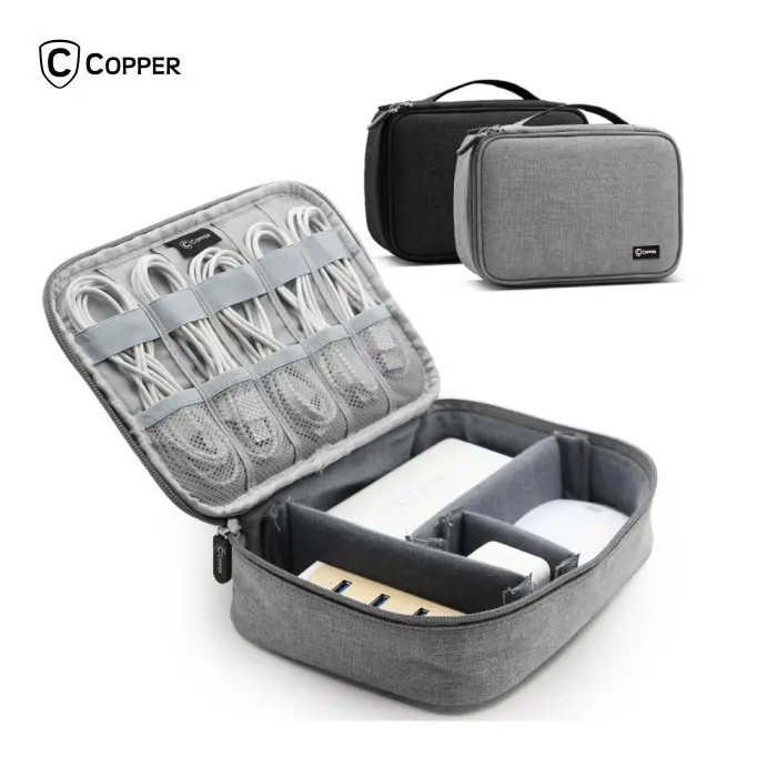 Copper Tas Gadget Powerbank ( Travel Organizer )