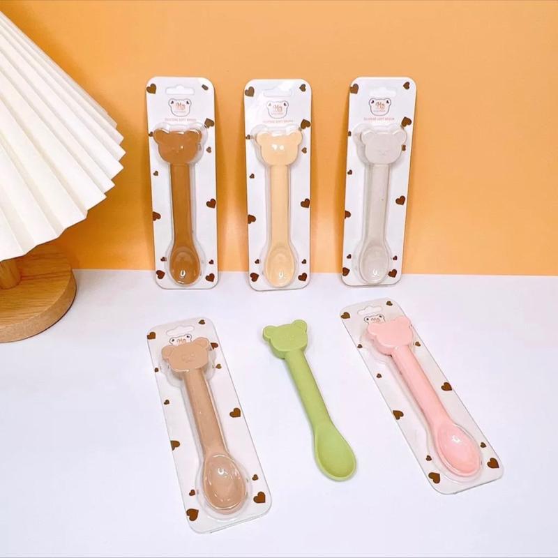 Thìa Silicon Mumbee Ăn Dặm Cho Bé 6-8 Tháng - Thìa Mềm An Toàn Và Tiện Lợi 1
