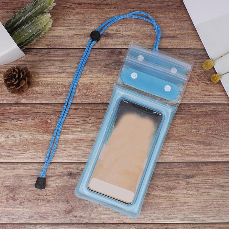 Product Introduction of Waterproof Three Fold Mobile Phone Bag Airbag Swimming Cover Touch Cover Protective Hot Diving W0K3 20
