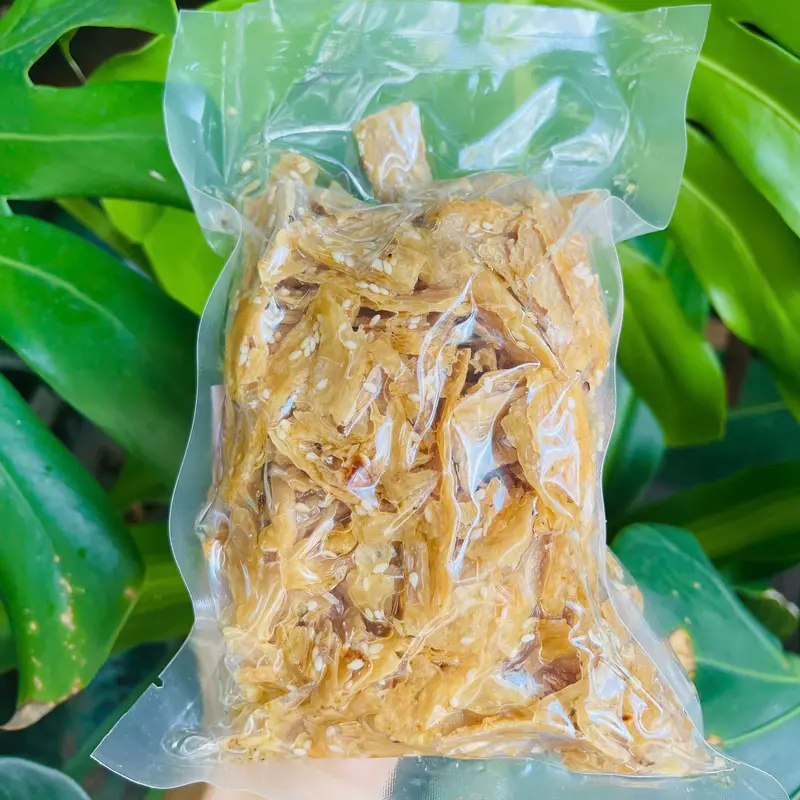 [Túi 500gr] Sườn Non Ram mè Chay thơm ngon  Hằng Thiện - Giòn Mặn Ngọt Nhẹ - Đậm Đà Hương Vị Tự Nhiên | Thực Phẩm Chay Ngon Sạch | Lẩu Chay Hằng Thiện 0
