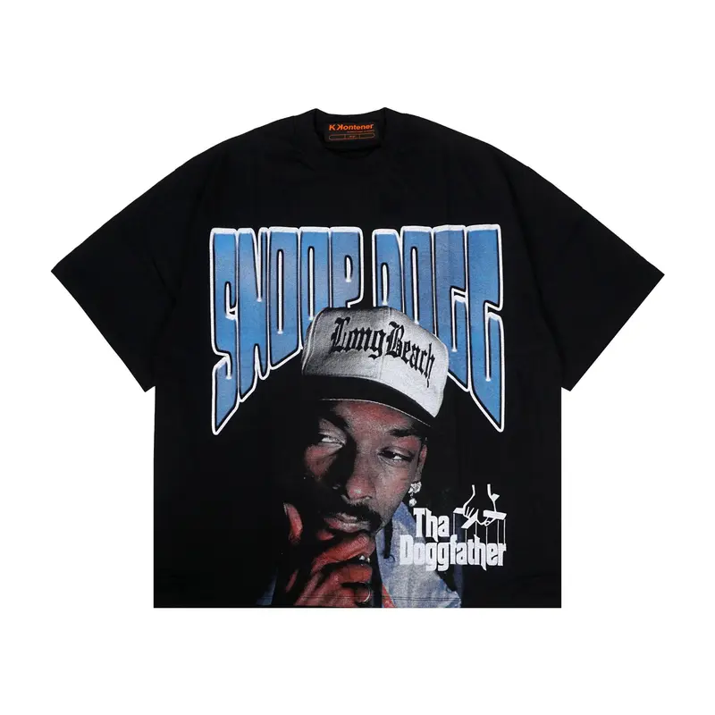 KKONTENER THE DOG FATHER OVERSIZE TSHIRT BLACK 0