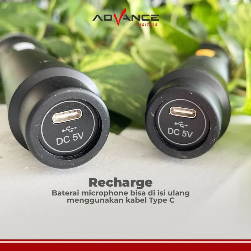 Advance MIC-208 Double Profesional WIreless Microphone - Garansi 1 Tahun 3