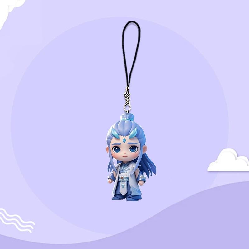 Product Introduction of Nezha 2 Phone Charm Nezha 2 Demon Child Naohai Cartoon Anime High-Value Phone Chain Nezha Ao Bing Backpack Pendant 6