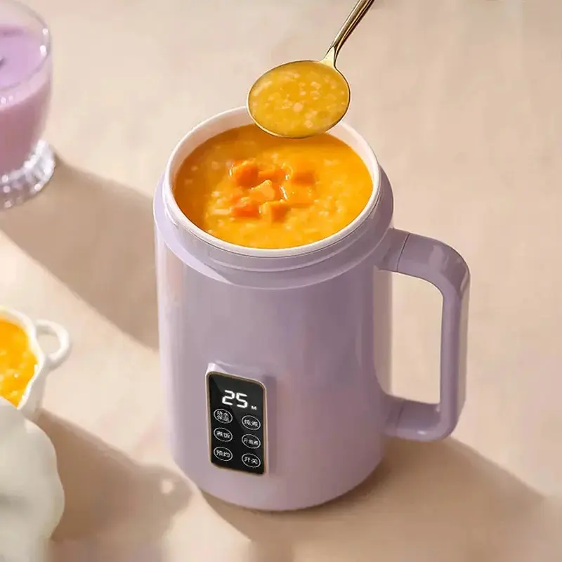 110V/220V Electric Stew Pot Kettle Slow Cooker Portable Cooking Pot Rice Cooker Stew Porridge Soup Travel Heating Cup 1000ml