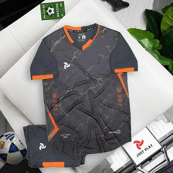 BỘ QUÀN ÁO BÓNG ĐÁ JUSTPLAY CROSS II - THIẾT KẾ ĐẸP MẮT LOGO IN NỔI, THOÁNG KHÍ, THOẢI MÁI HOẠT ĐỘNG - CÓ IN TÊN THEO YÊU CẦU Top Quần xl đầy màu sắc  Sport 4