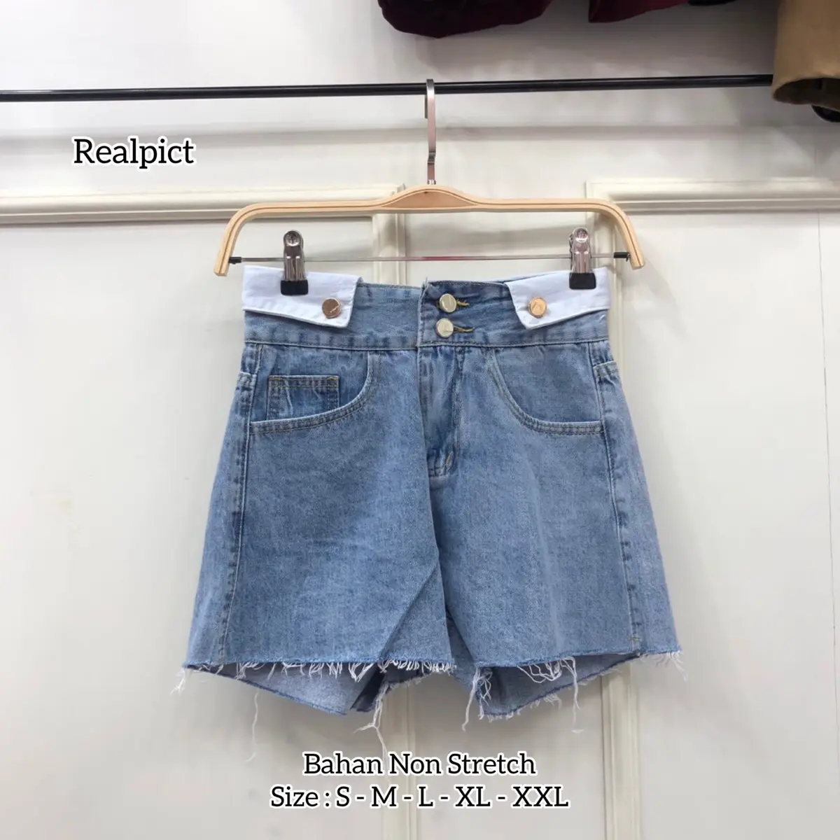 CELANA HOTPANTS IMPORT NON STRETCH SIZE S-XXL