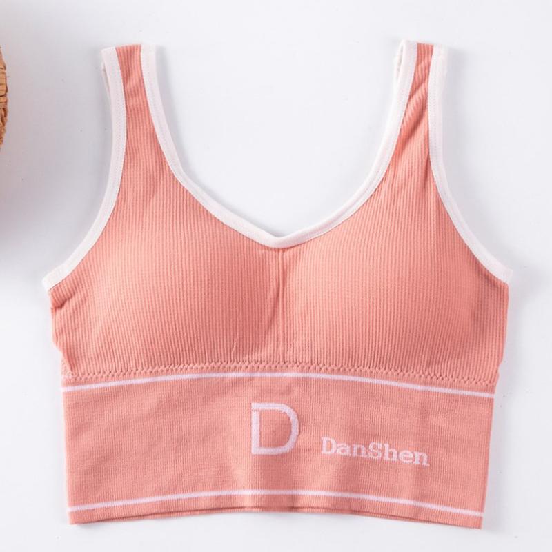 Product Introduction of 1 Pcs Women Sports Yoga Bras Push Up Bralette Breathable Seamless Underwear With Pads Fitness Workout Gym Crop Tops Running Vest 23
