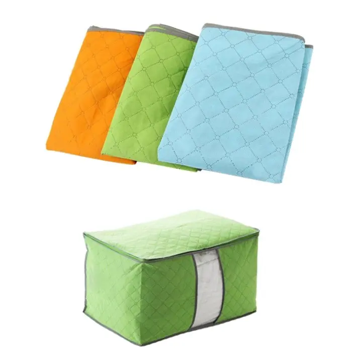 HL0037 Bamboo Storage Box Tempat Penyimpanan Baju Organizer Model Tidur 6
