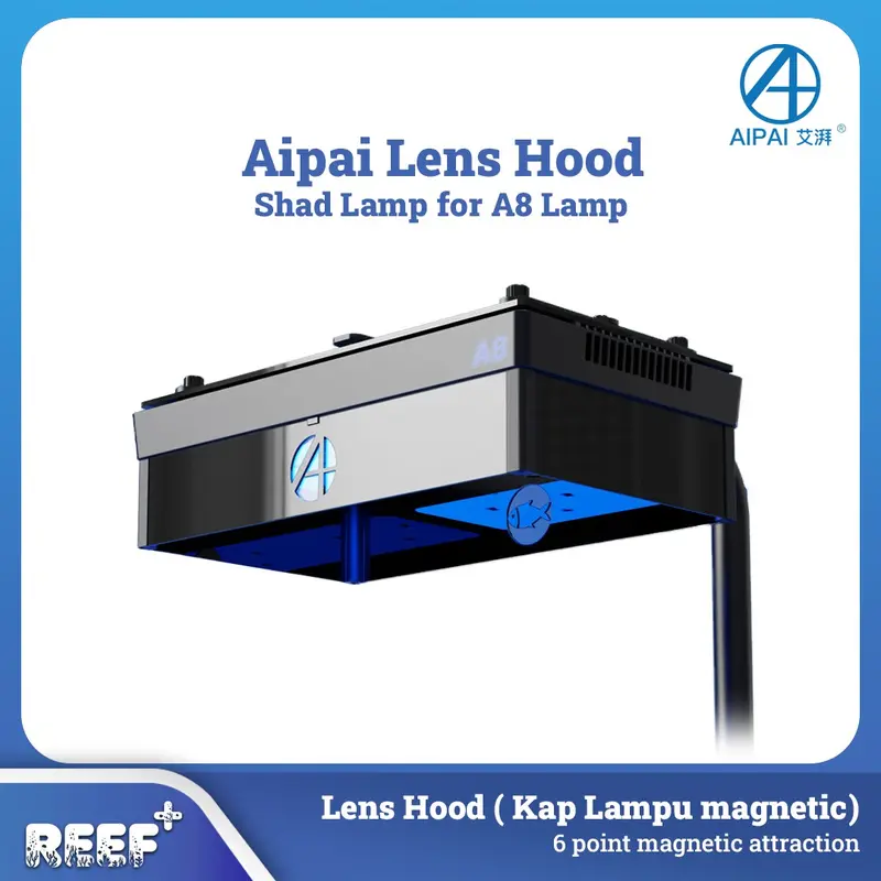 AIPAI Lens Hood - Shad Lamp For A8 Lamp - Kap Lampu Aquarium 0
