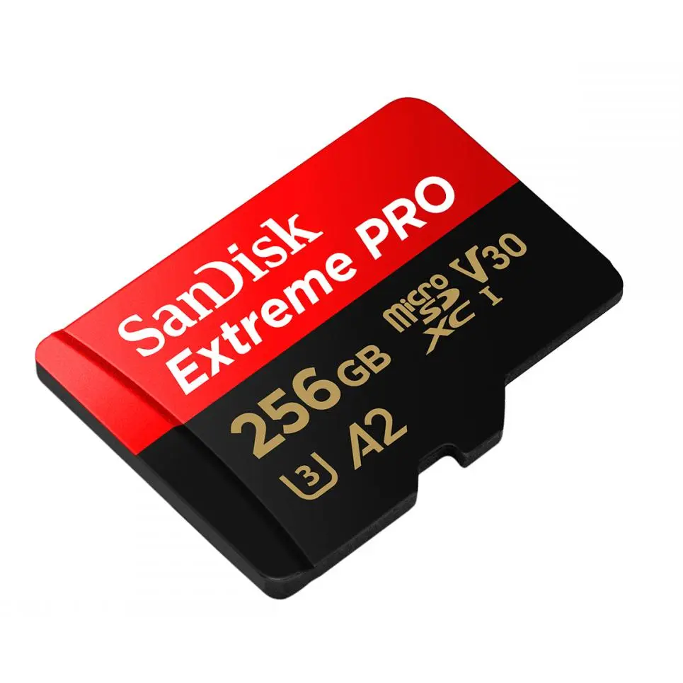 【24H SHIPPING】Sandisk Extreme PRO 256GB Micro SD A2 Class 10 200MB/s for Go Pro, DJI, Akaso Action Cam and Drones SDSQXCD-256G Camera Kamera