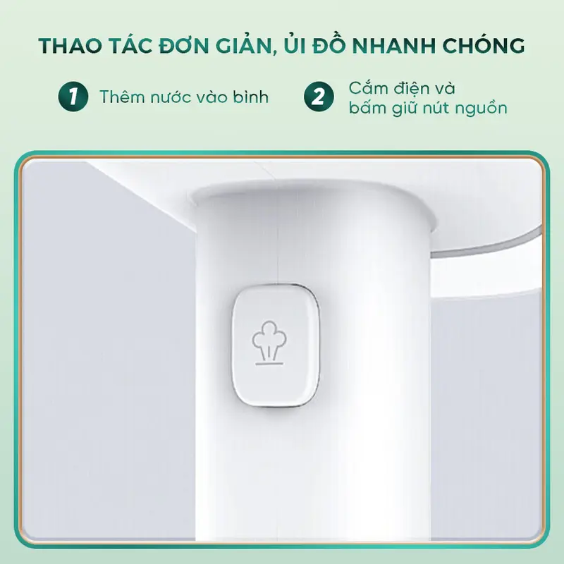 Bàn ủi hơi nước cầm tay Zanjia GT306 - Dung tích 150ml,Công suất 1200W,Từ động tắt điện,Bàn là hơi nước Ủi Quần Áo Là Quần Áo 2