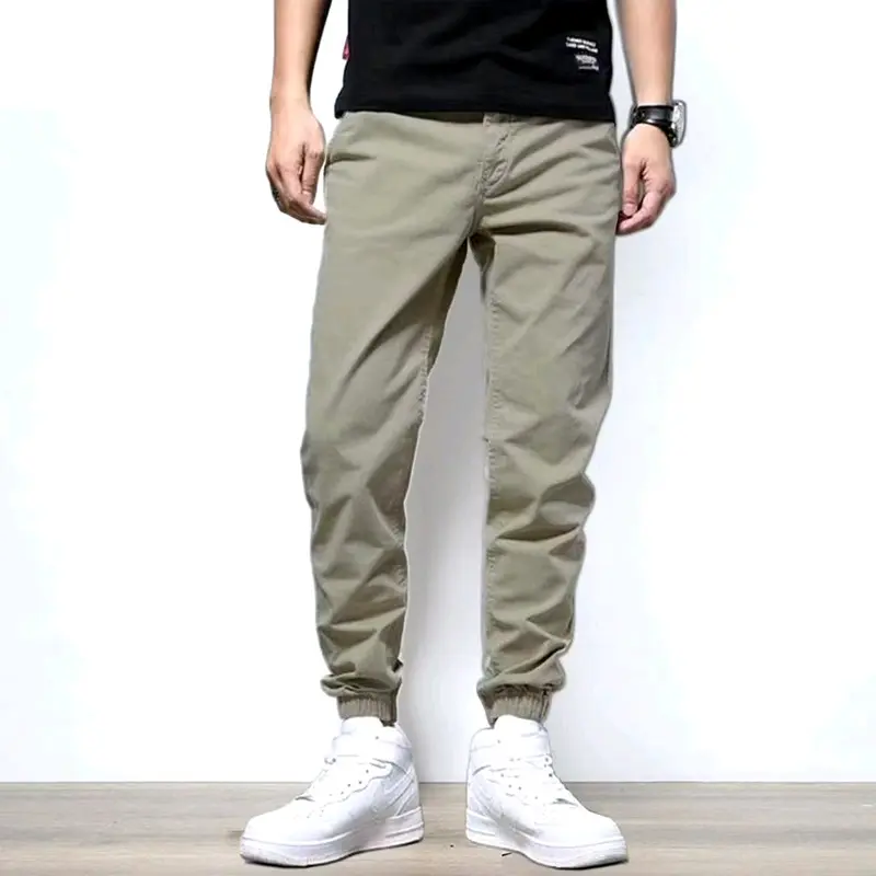 Quần Jogger Nam Kaki Cạp Chun Bo Gấu, Quần Kaki Nam Nữ Mẫu Jogger Bo Gấu  Cao Cấp Vải Cotton Mềm Sau Khi Giặt 3