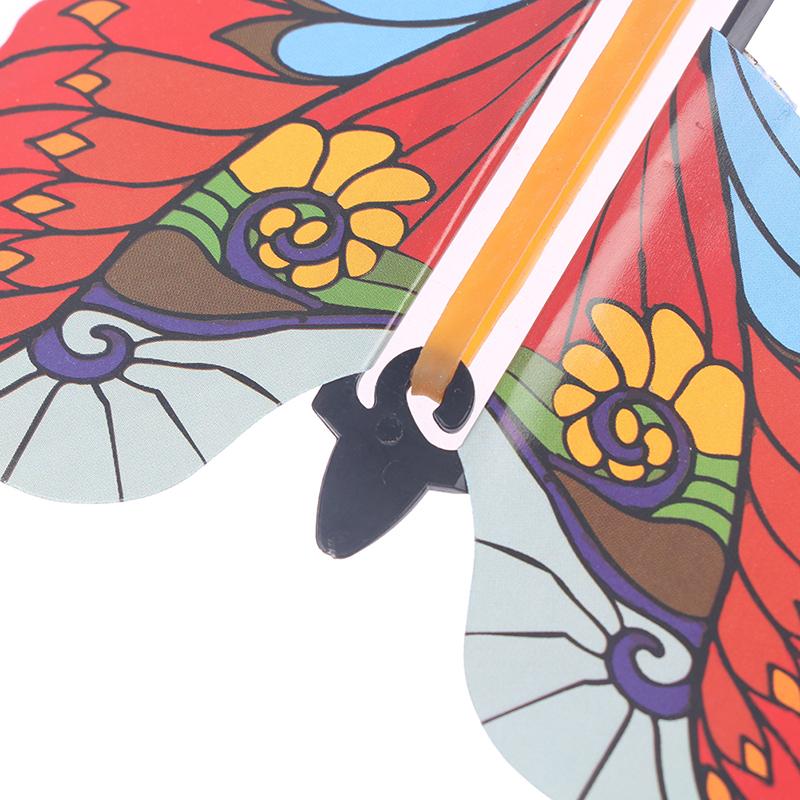 Product Introduction of 10 PCS Magic Wind Up Flying Butterfly Surprise Box Explosion Box in The Book Rubber Band Powered Magic Fairy Flying Toy Gift 15