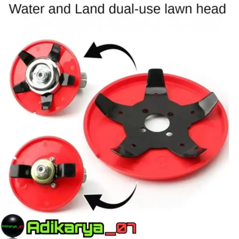 Pisau matun Double Blade padi mesin potong rumput alat penyiang gulma alat matun padi mesin potong rumput 3