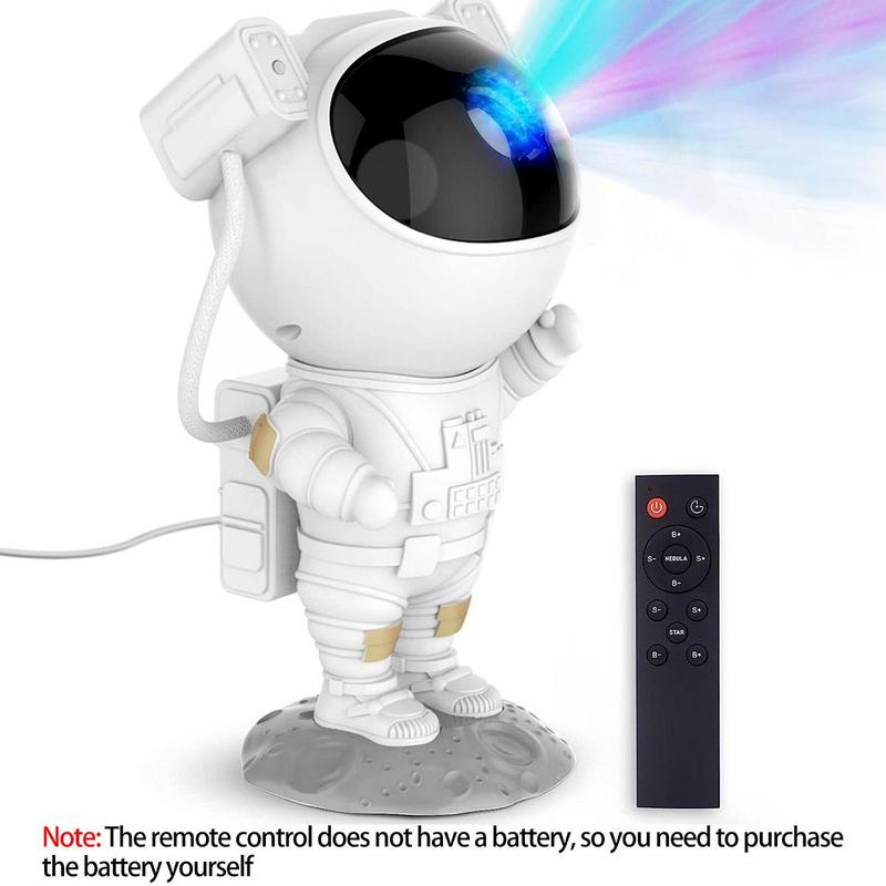 Astronaut Projector Night Light, 1 Count USB Powered Galaxy Projector Light with Remote Control, Spaceman Ambient Lamp, Starry Sky Projector Light 3