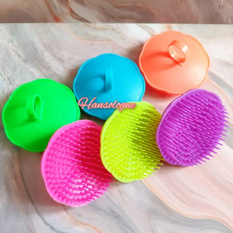 Sisir keramas warna / sisir barber shop / sisir salon / sisir bulat 2
