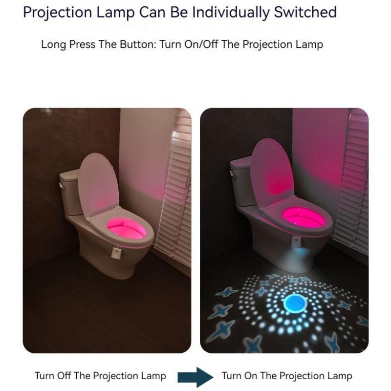 LED Motion Sensor Toilet Light, Toilet Lamp LED Night Light, Toilet Seat Light, Sensor LED Bathroom Night Lights, Indoor Lighting for Bathroom 6