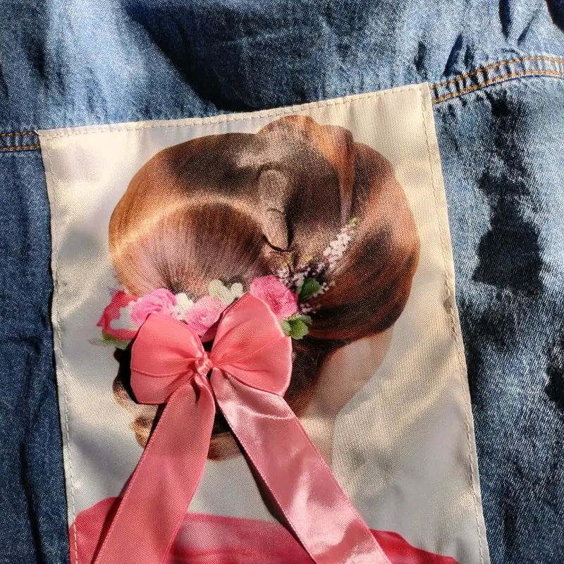 3D JAKET JEANS VIRAL SNOW PITA ANAK PEREMPUAN UMUR 1-10 TAHUN bunda #Katun #Santai 2