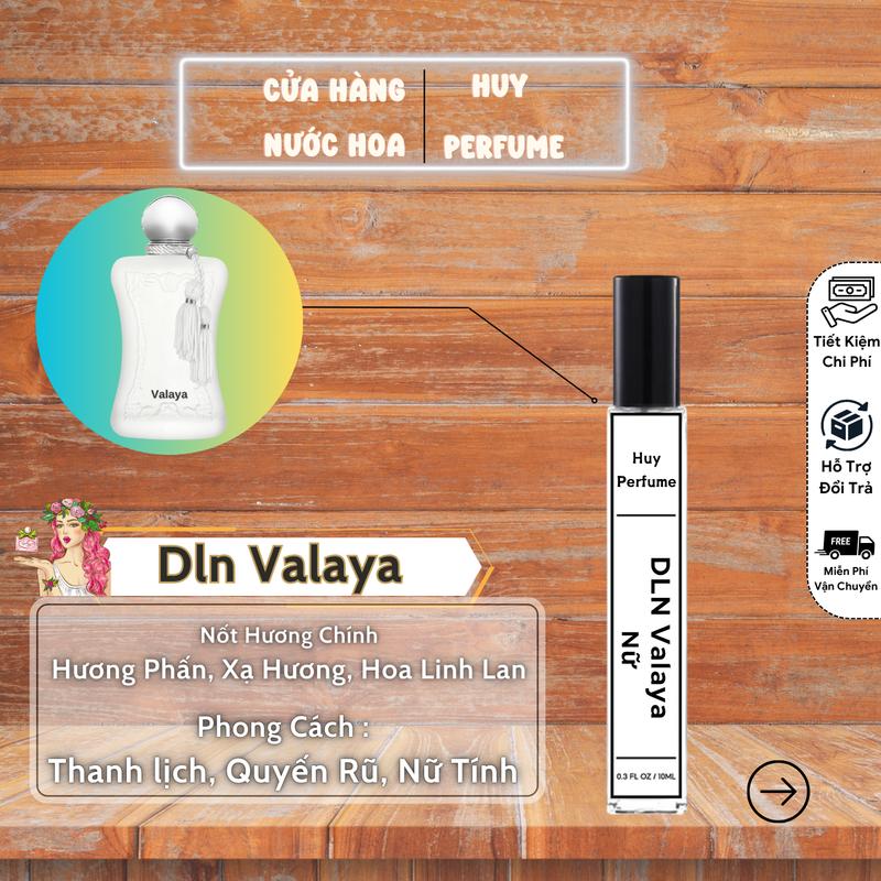 Nước Hoa Nữ Dln Valayaa Hương Thơm Mang Phong Cách Thanh Lịch, Quyến Rũ, Nữ Tính Xịt Thơm Perfume Cosmetic Women