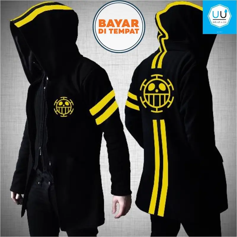 Jaket Anime Jubah New One Piece whitebread Cosplay Anime 3