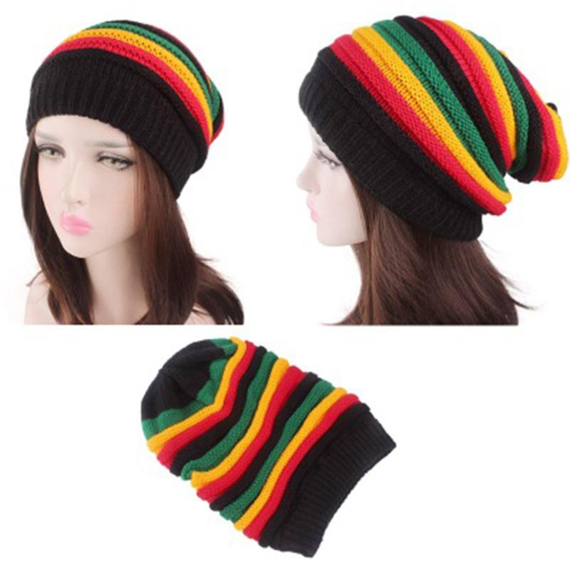 Product Introduction of Knitted Slouch Beanie Thick Trendy Warm Winter Hat Stylish Winter Beret Cap for Outdoor Activities Streetwear Music Festivals -Hop Culture Winter 8