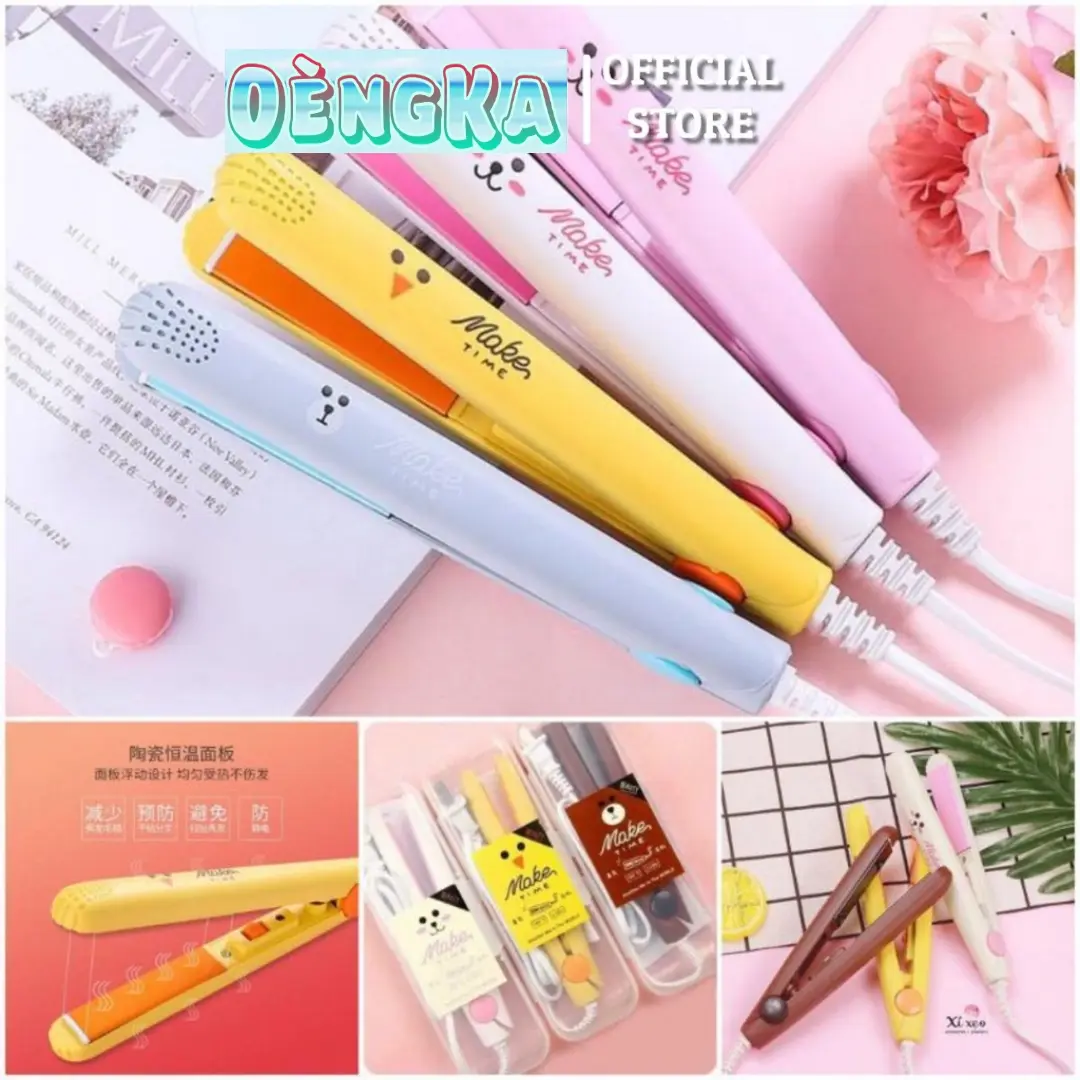 Máy Uốn Tóc Mini Nhỏ Gọn Đa Năng 3in1 Tiện Lợi Make Time