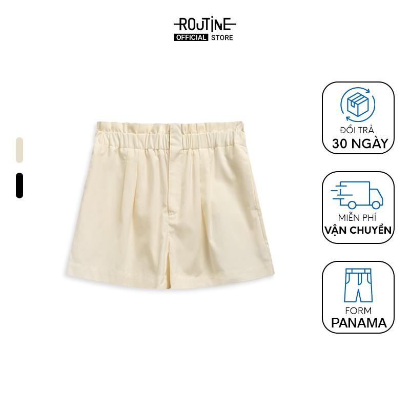 Quần Short Nữ Cotton Trơn Form Panama - Routine 10F23PSHW002 0