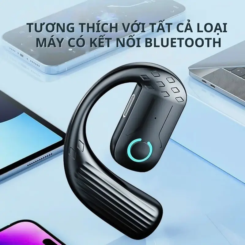 Tai Nghe Xoay 180° Khử Tiếng Ồn, Siêu Bass, Pin Trâu, Chống Nước, Âm Thanh To 2 Loa Kép 2