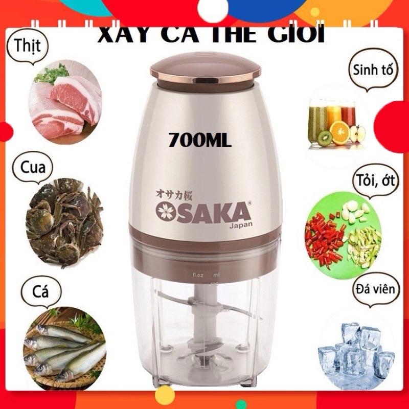 Máy Xay Đa Năng Osaka Nhật Bản - Máy Xay Sinh Tố,Thịt Cao Cấp-Lưỡi Dao Lớn Không Gỉ