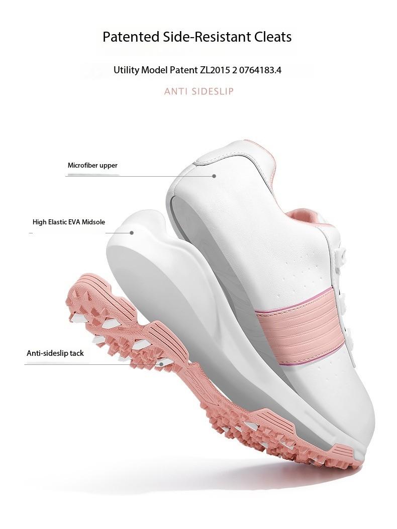 Product Introduction of [P] golf shoe women's casual sneaker knob shoelace nail-free shoes golf women's shoes waterproof shoes xz341 11