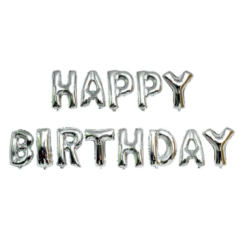 Bóng chữ Happy Birthday trang trí sinh sinh nhật Cao Su 6