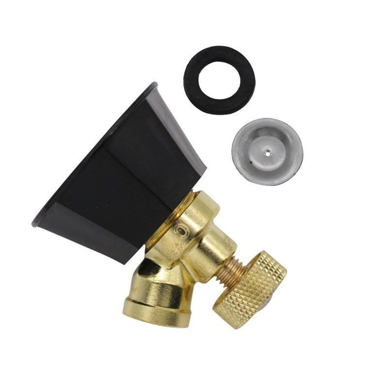 Vòi Phun Tăng Áp ABS 1.5cm x 5.3cm - Tăng Áp Phun Sương Tưới Cây Phun Thuốc Làm Mát Điều Chỉnh 360 Độ Kim Loại Mạ Vàng