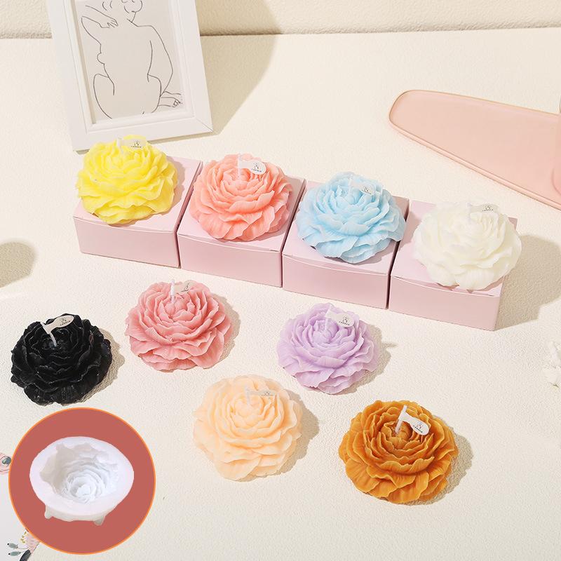 【artheni】Cetakan Silikon Bunga untuk Lilin Aromaterapi, Cetakan Gipsum, Cetakan Sabun Buatan Tangan DIY 【artheni】Cetakan Silikon Bunga untuk Lilin Aromaterapi, Cetakan Gipsum, Cetakan Sabun Buatan Tangan DIY