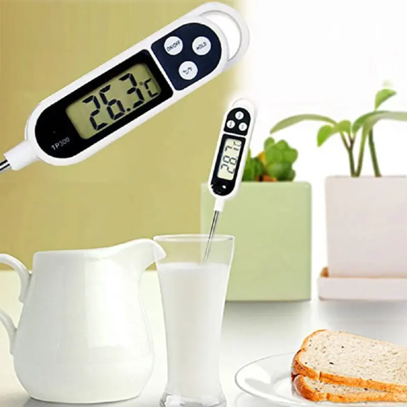 Nhiệt kế đo nước pha sữa cho bé, trẻ em, máy đo nhiệt độ thực phẩm nấu ăn KAW-TP300 0