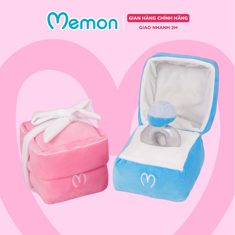 Gấu bông hộp nhẫn cầu hôn Memon thú nhồi bông hộp quà capybara mềm mịn cao cấp
