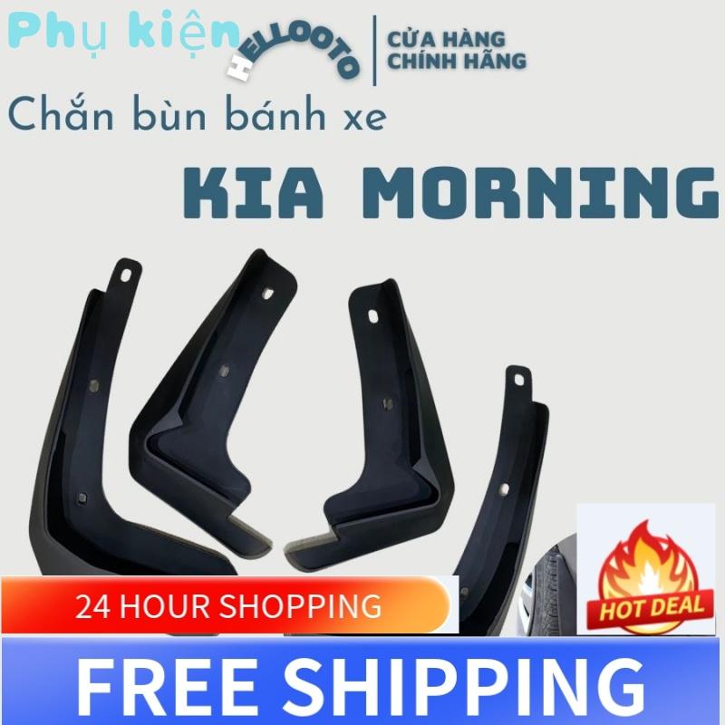 💋FREE SHIPING💋Bộ 4 chắn bùn nhựa dẻo xe Kia Morning 2012 đến 2015 (lắp bản thiếu) - kèm ốc vít, lắp đặt dễ dàng tại nhà❤️SPOT DELIVERY❤️ 1