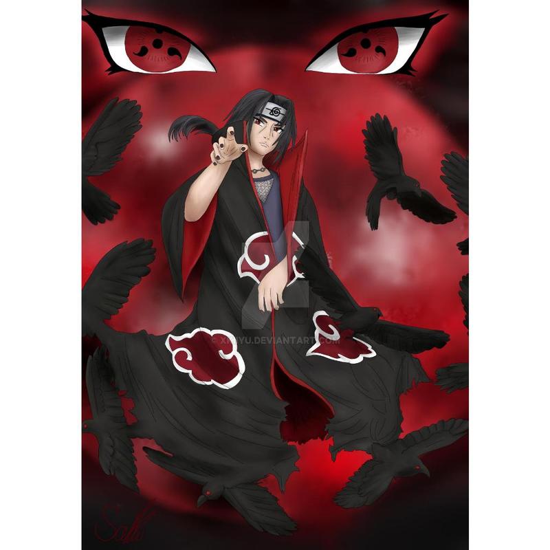 Áo khoác Akatsuki - Cosplay Uchiha Itachi trong Naruto kèm băng đeo trán nhẫn và vòng cổ hóa trang cho trẻ em, người lớn 7