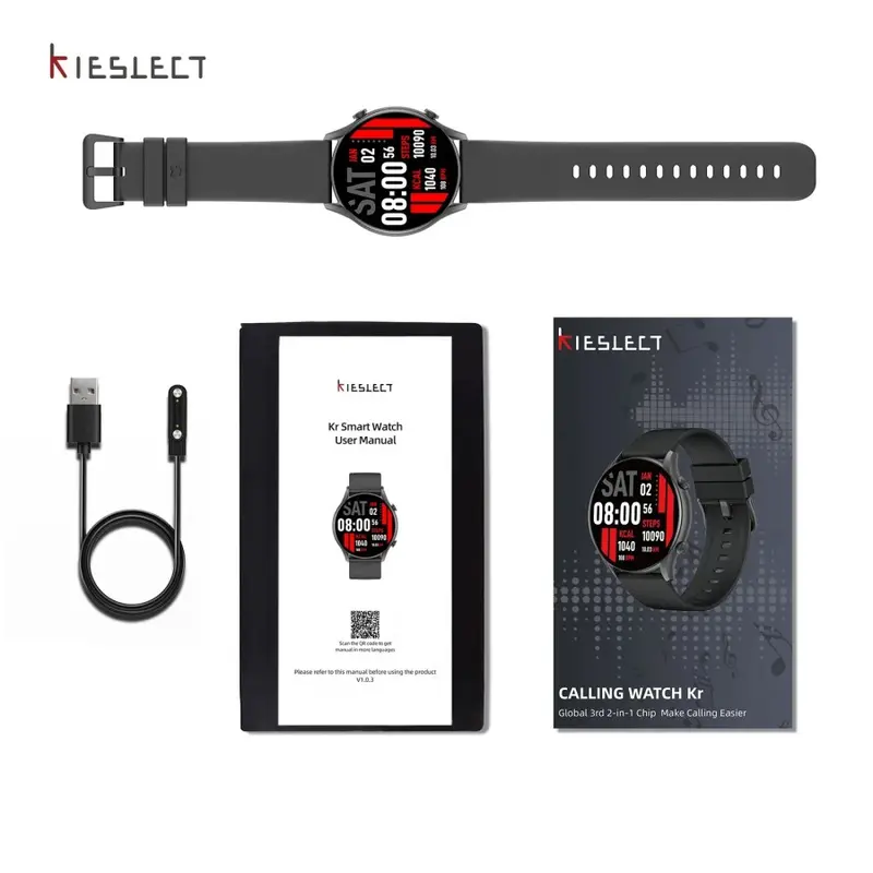 Kieslect Smart Calling Watch KR 1.32" Semi-AMOLED Smartwatch Garansi Resmi 3
