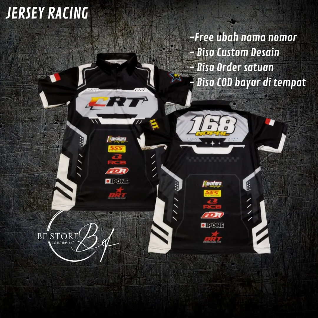Jersey Racing Team Full Printing, Bisa Tambah Nama Nomor, Bisa Request Desain, Bisa COD Seluruh Indonesia Sport