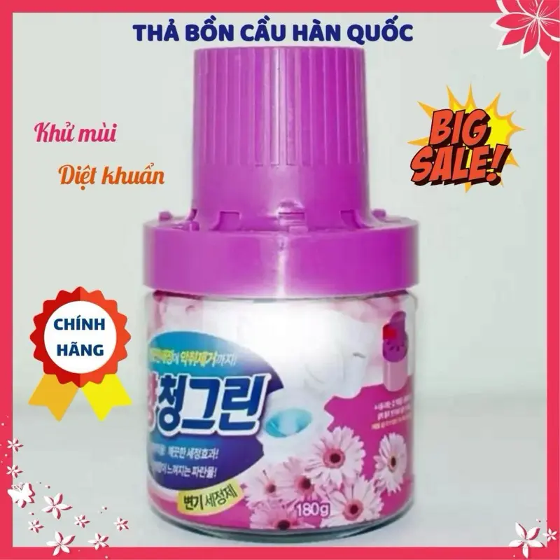 Thả bồn cầu Hàn Quốc cao cấp - Khử mùi toilet, diệt vi khuẩn - G004
