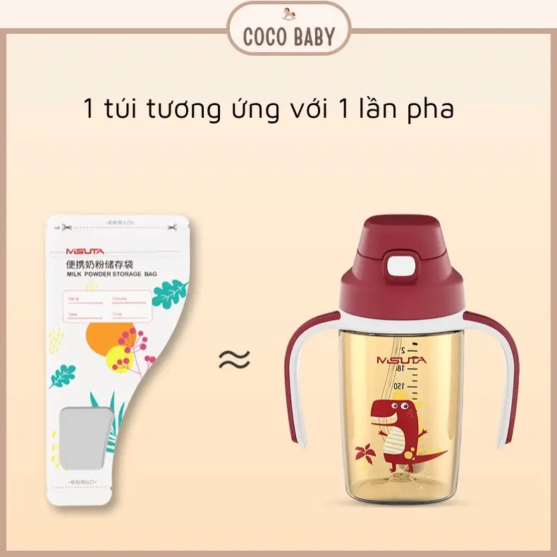 Túi đựng Sữa bột 1 túi đựng 50g Sữa bột Trữ Sữa 3
