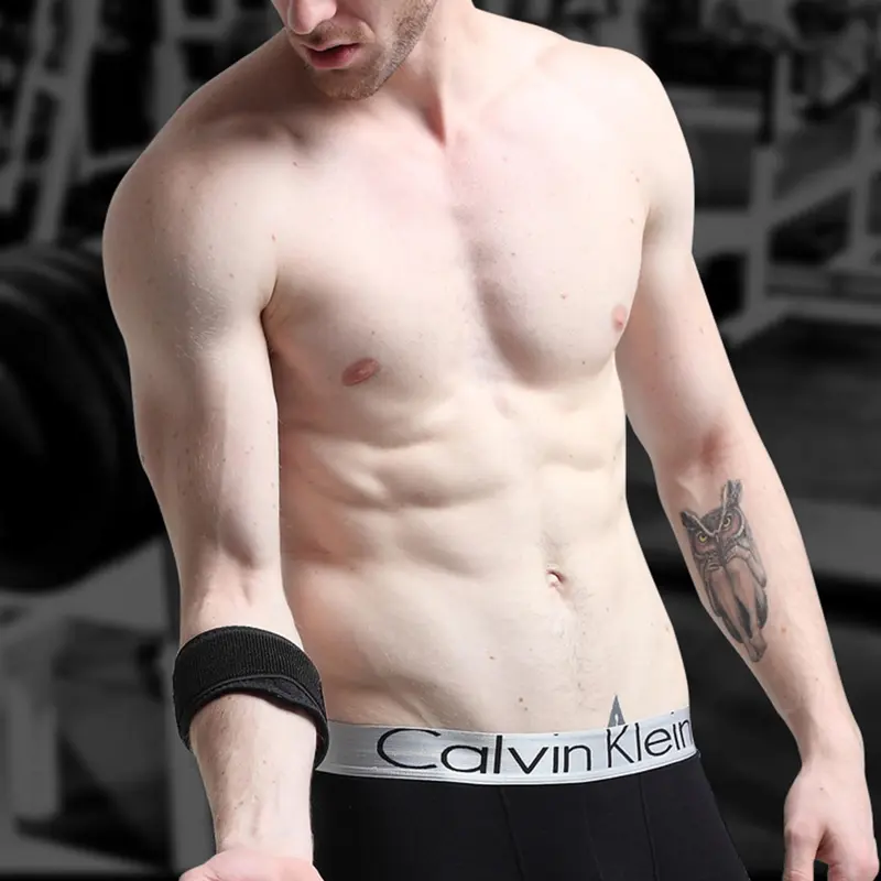 Men's Solid Color Gym Workout Arm Sleeves, 1 Count Casual Comfy Breathable Sports Arm Sleeves, Sports Protective Gear for Men 0