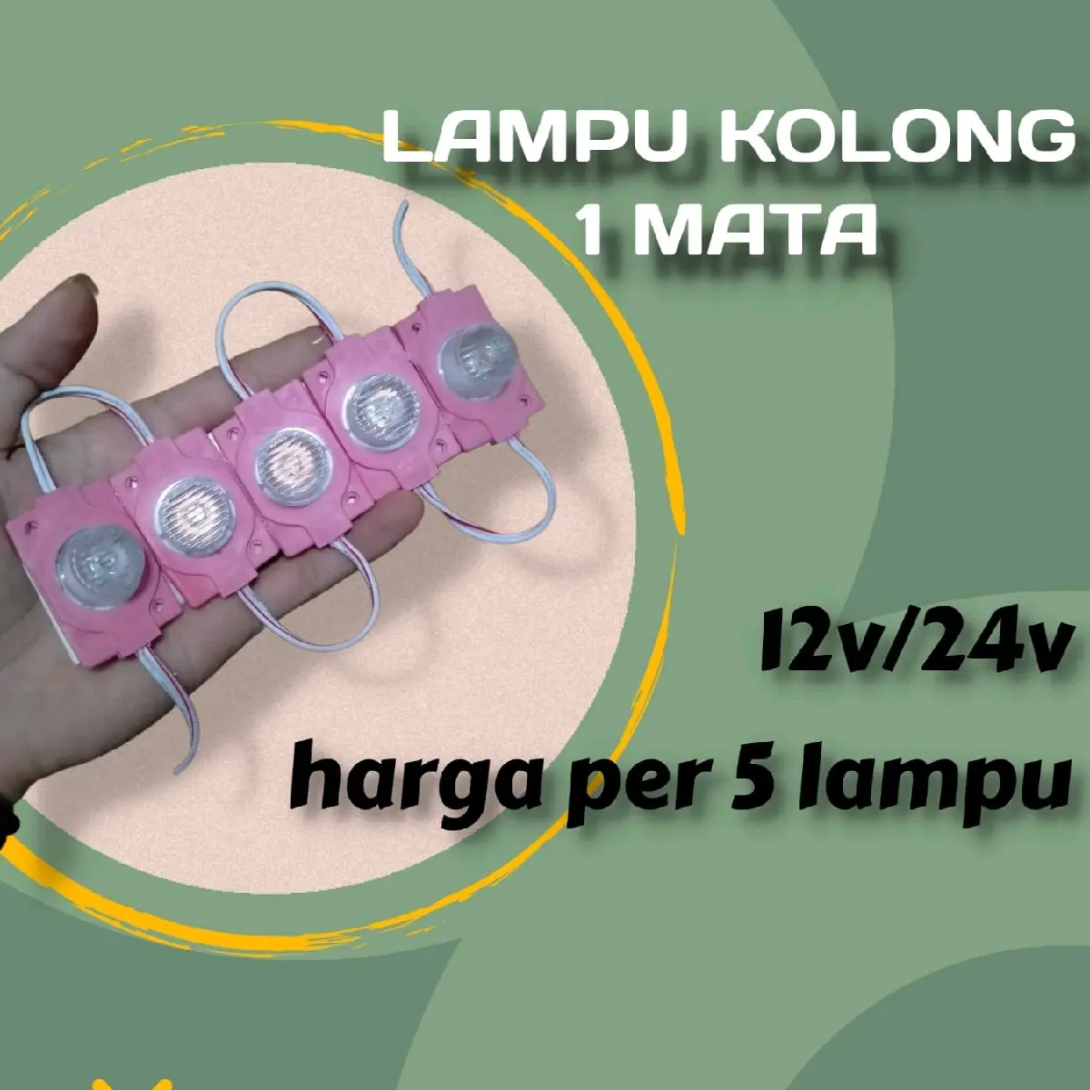 lampu kolong 1 mata