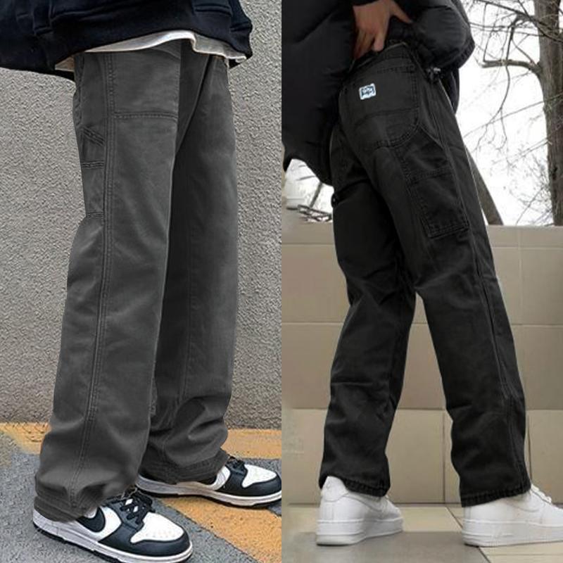 Quần Kaki Ống Suông Unisex Carpenter Reetro - Chất Vải Kaki Mềm