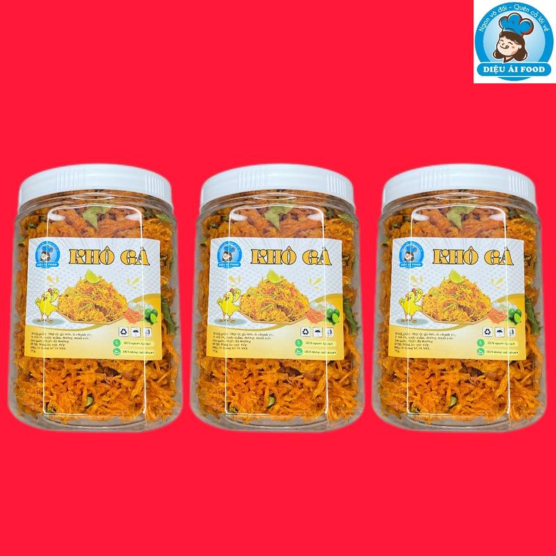 COMBO 1.5kg KHÔ GÀ 3 HỘP 500G LÁ CHANH BƠ TỎI Ăn Vặt Food Thức Ăn Snack