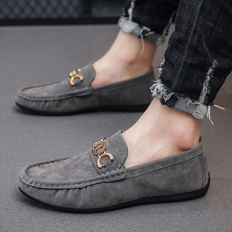 Giày Da Lộn Gommino, Dành Cho Nam Giới, Hàng Mới Về Mùa Hè, Kiểu Lười, Lofter, Thích Hợp Cho Thanh Niên Và Doanh Nhân, Giày Lái Xe, Thời Trang