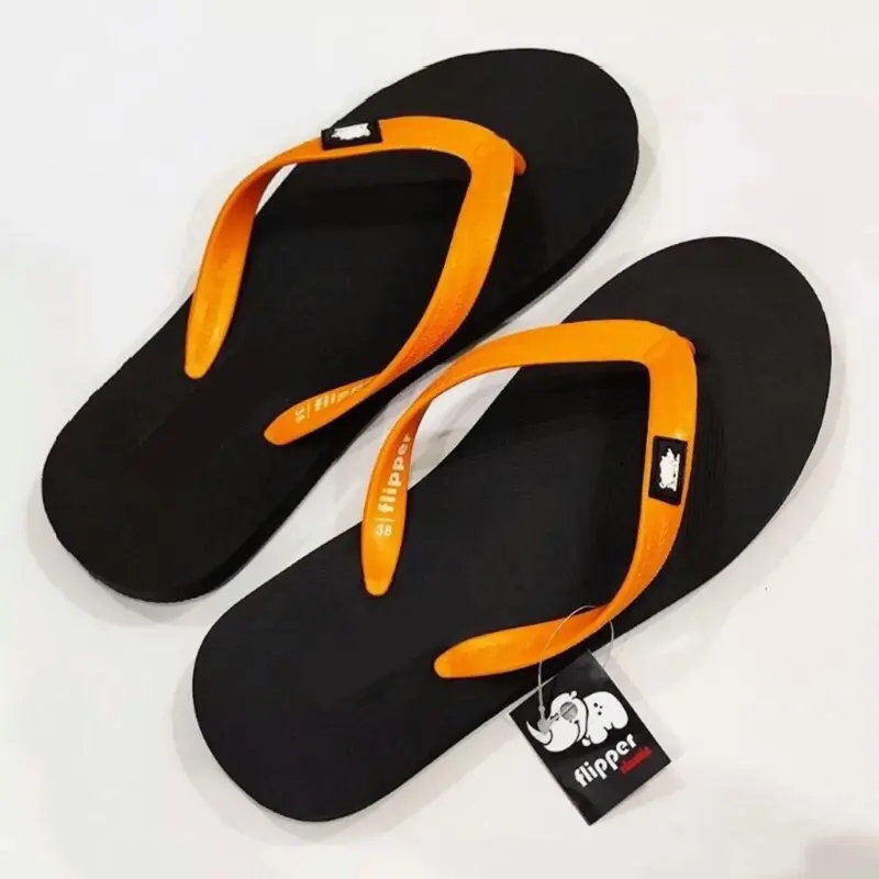 Sandal Pria Jepit Sendal Japit Karet Rubber FlipFlop Casual Santai Laki Laki Dewasa Kuning Terbaru Pantai